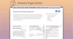 Desktop Screenshot of ameniayoga.com