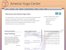 Tablet Screenshot of ameniayoga.com
